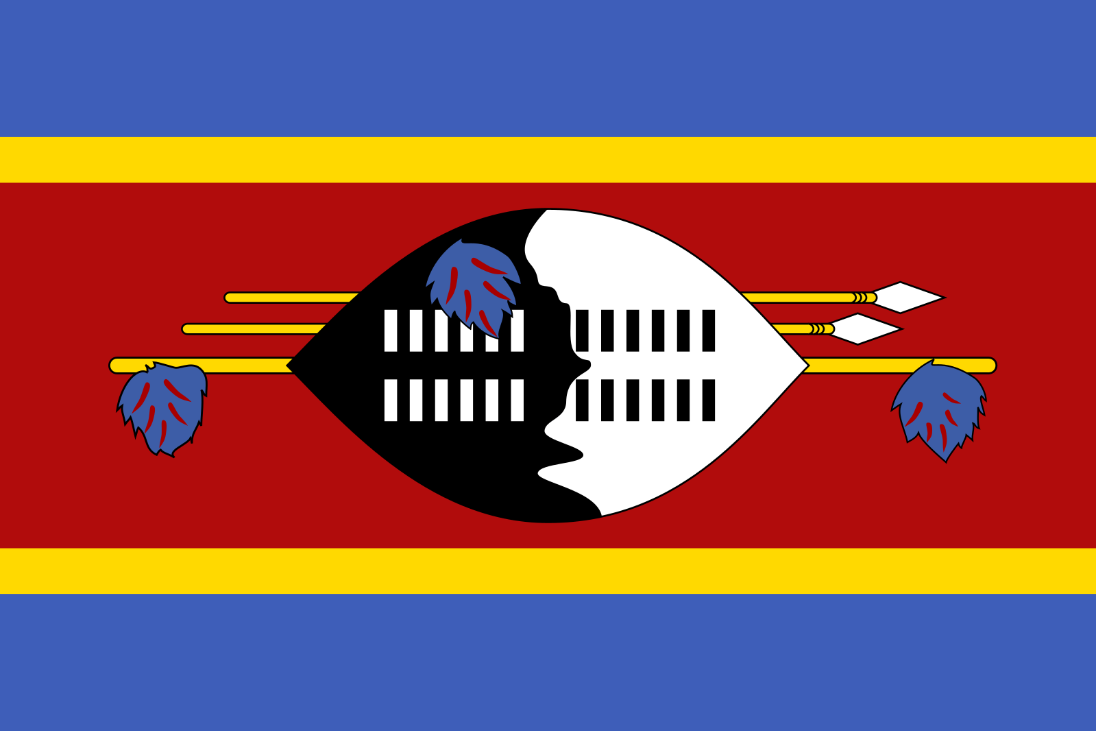 Flagge Eswatini